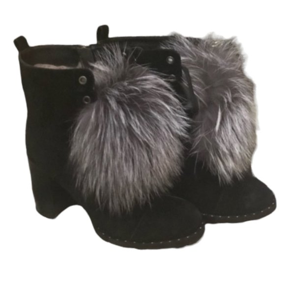 NEW Bo Navi Fur Lined Ankle Boots 38/7.5 - Picture 2 of 6